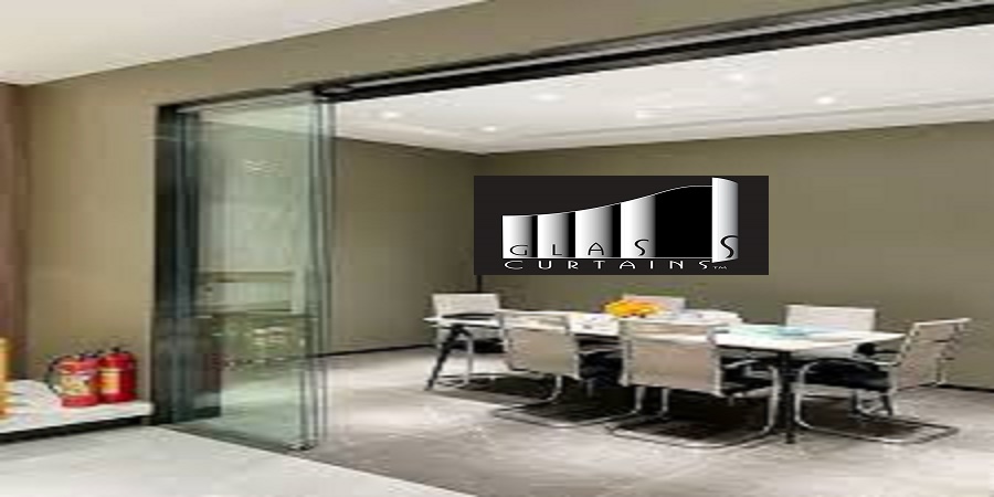 Frameless folding door